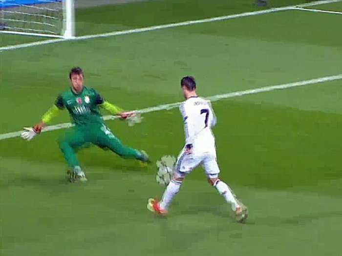 Cristiano Ronaldo Scored A Chip Shot Goal To Open The Floodgates For