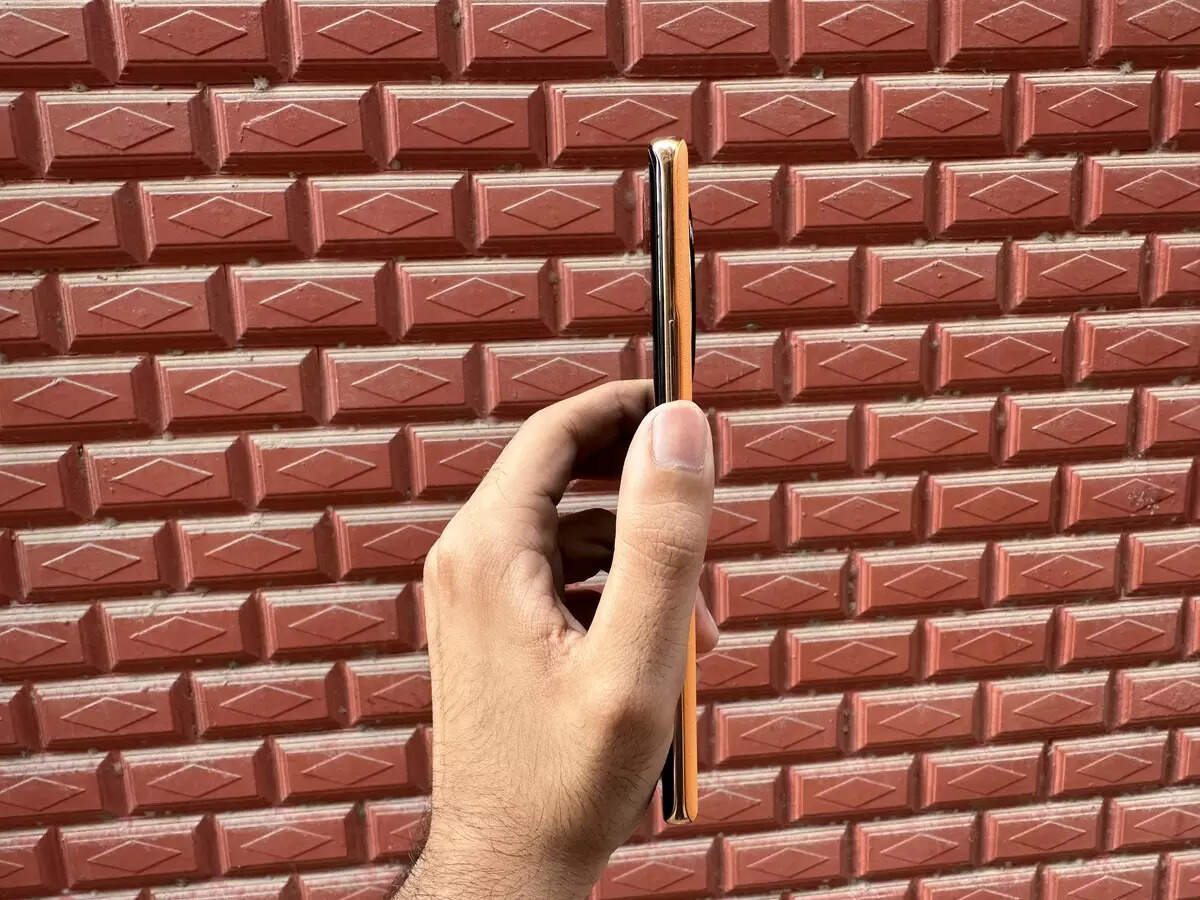 The device feels premium to hold.