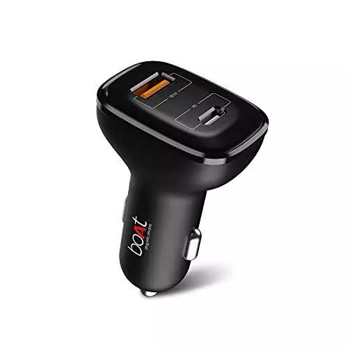 boAt Dual Port Qc-Pd 30W Fast Car Charger