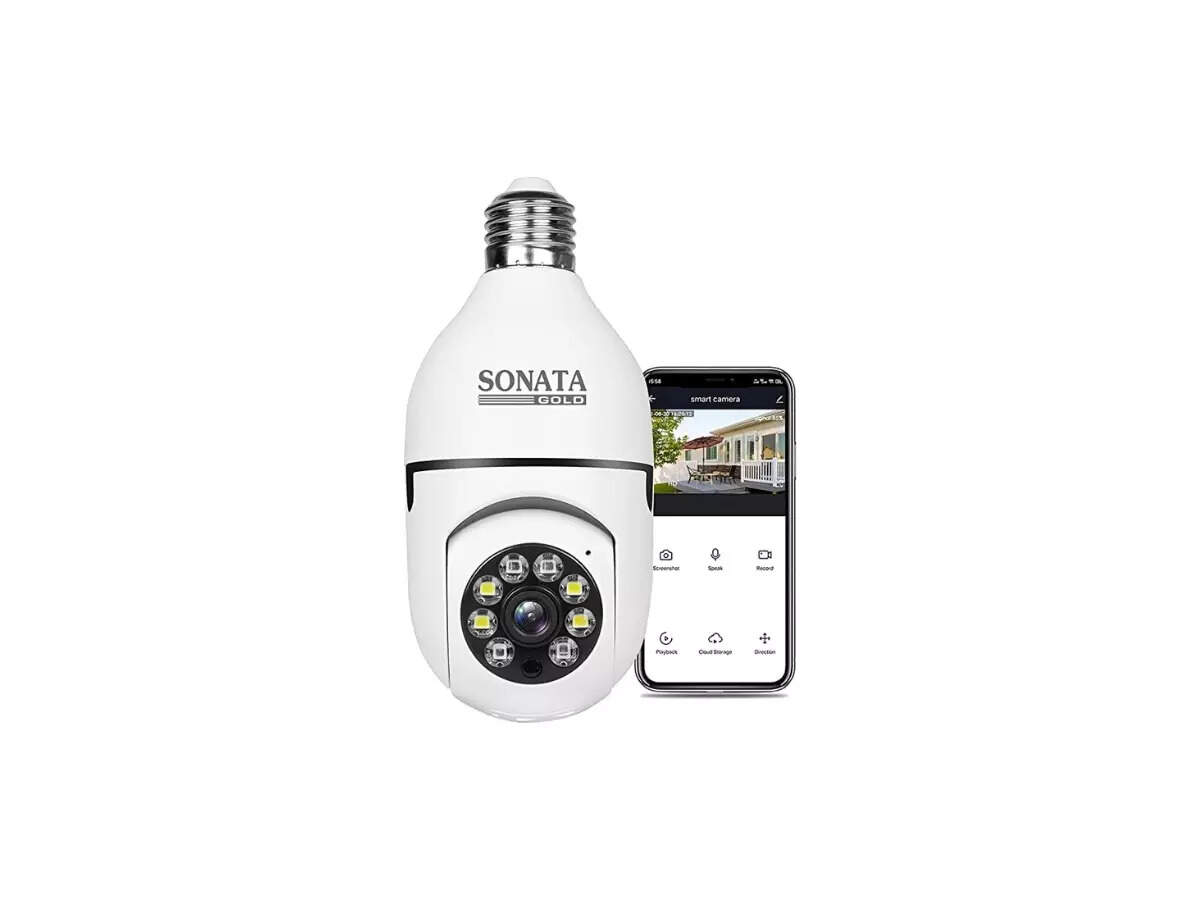 SONATA GOLD Series 1080p HD Bulb Light Wireless IP Camera.