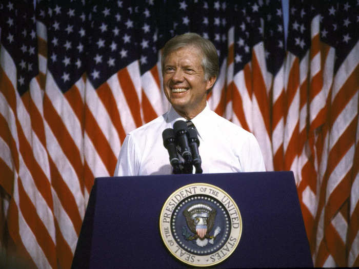 In 1977, on his first day in office, President Jimmy Carter unconditionally pardoned all men who refused to be drafted into the Vietnam War, including men who hadn