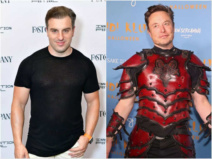 Elon Musk says 'other companies' should take note of the way Airbnb CEO