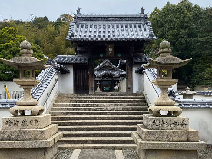 Between stops at different installations throughout Naoshima, my friend and I also marveled at temples with historic architecture.