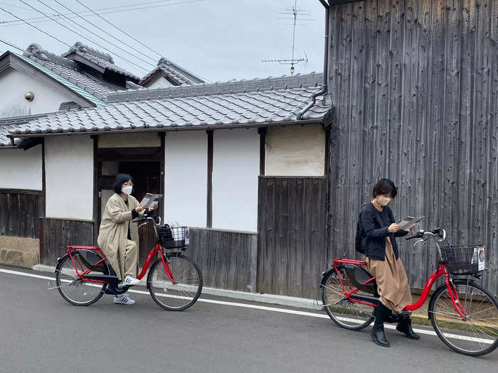 Naoshima is only about 5.5 square miles. I saw other visitors riding bikes, and there was a public bus system, but my friend and I decided we felt like walking, and spent roughly two hours making our way around the island.