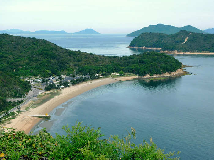 Welcome to Naoshima, a Japanese island located in the Seto Inland Sea. By train and ferry, it