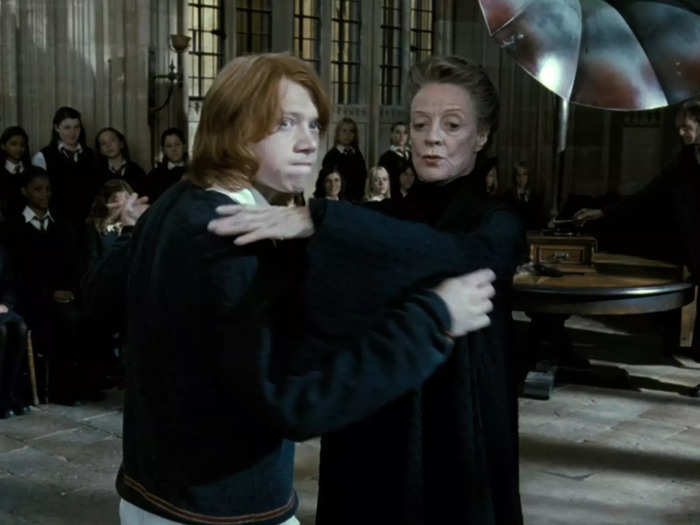 The Phelps twins tricked Rupert Grint into thinking he was supposed to learn a dance.