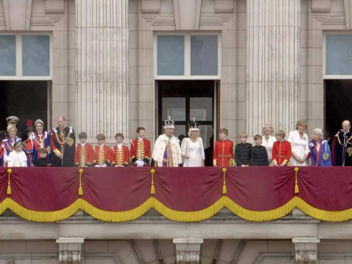 The ceremony ended with a procession to Buckingham Palace, where the king and queen greeted the crowds from the balcony.