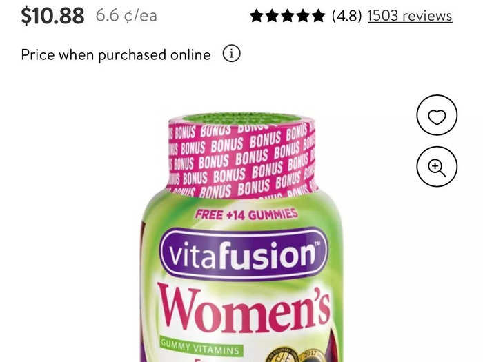 I pulled out my phone and Googled the exact brand of vitamins. Once again, Walmart was the winner with the lowest price. The website had it on sale for $10.88. This was the most significant price difference I