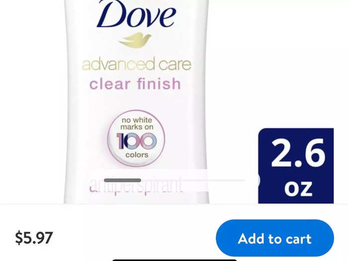 I Googled the exact name of the deodorant and found it at Walmart for $5.97. I was excited to put another item in my cart that I could save more than a penny on. Things were looking up.