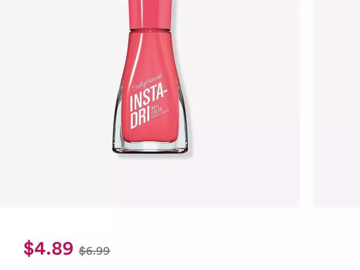 I pulled out my phone and found the exact nail polish at Ulta.com for $4.89. Finally, I