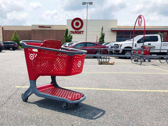 I entered the store with my shopping list of six items and grabbed a bright red Target shopping cart. I was mostly shopping for produce and personal goods like Kleenex and vitamins.