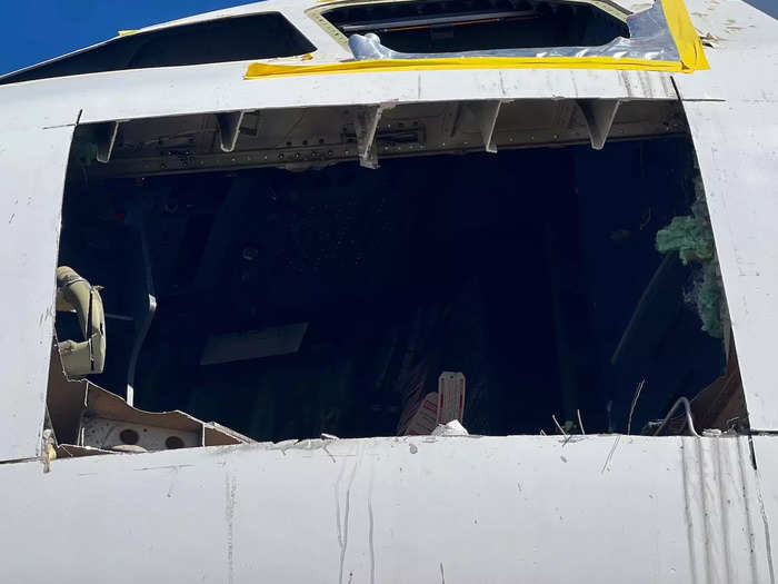 Meanwhile, some carriers will take parts of the metal to create memorabilia, like cutting the logo or airline name from the fuselage and using it as wall art.