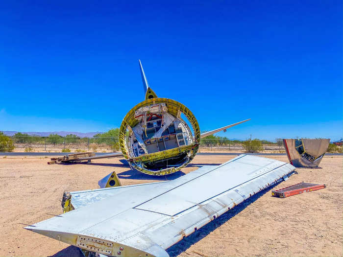 Additional parking lots were built to handle the hundreds of planes, which continued to be filled into 2021 with jets coming from places like the US, South Korea, UK, Australia, and Canada.