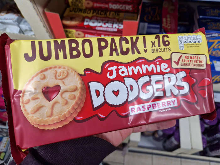 Jammie Dodgers are a next-level biscuit.