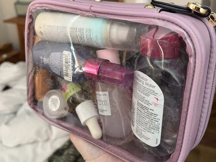 But I do know that not everyone wants to spend $75 on a cosmetics case. I found plenty of similar "dupes" via TikTok on Amazon, but they might not last as long.