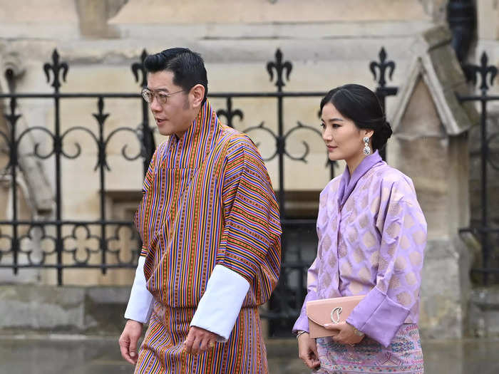 King Jigme Khesar Namgyel Wangchuck and Queen Jetsun Pema of Bhutan celebrated tradition with their coronation outfits.