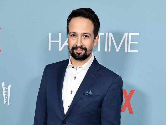 Lin-Manuel Miranda plays Hermes, the messenger god.