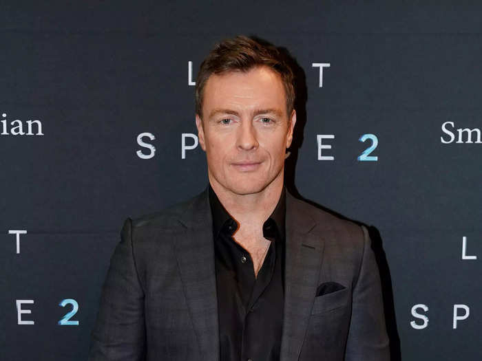 Toby Stephens plays Poseidon, the god of the sea and Percy