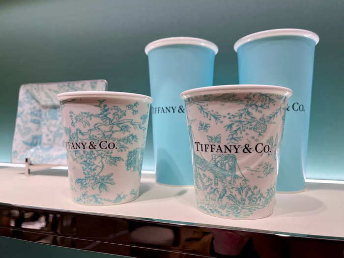 I decided to head up to the sixth floor next, which houses home goods. Tiffany dinnerware was displayed to look like Tiffany was expecting a dinner party at any moment, and I noticed that no detail was spared — even the floral arrangements were real.