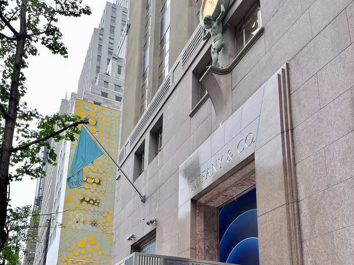 After all that fanfare, I had to check out the new flagship for myself. I arrived at Fifth Avenue and 57th Street around 11:30 a.m. — the store had only been open for a half-hour, but there was already a line outside, waiting behind Tiffany-blue velvet ropes.