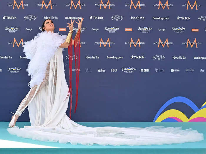 Blanca Paloma of Spain looked like a warrior on the red carpet.