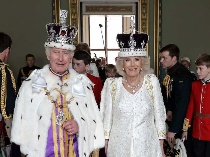 After the coronation ceremony, Jackson snapped a photo of King Charles III and Queen Camilla right before they stepped out onto the balcony of Buckingham Palace.