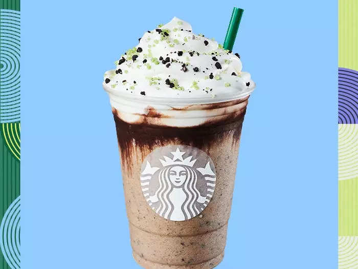 The Chocolate Java Mint Frappuccino is Starbucks