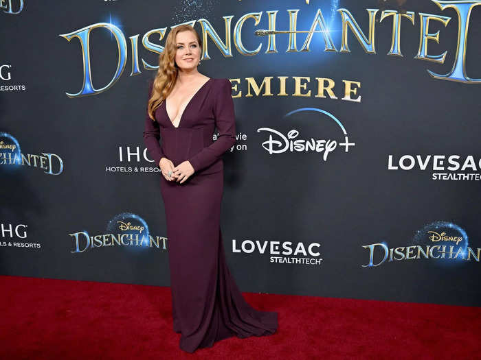 At the "Disenchanted" premiere in 2022, Amy Adams paid homage to her character Giselle.