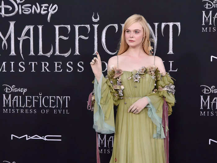 Elle Fanning made a major nod to Aurora at the 2019 "Maleficent: Mistress of Evil" premiere in Los Angeles, California.