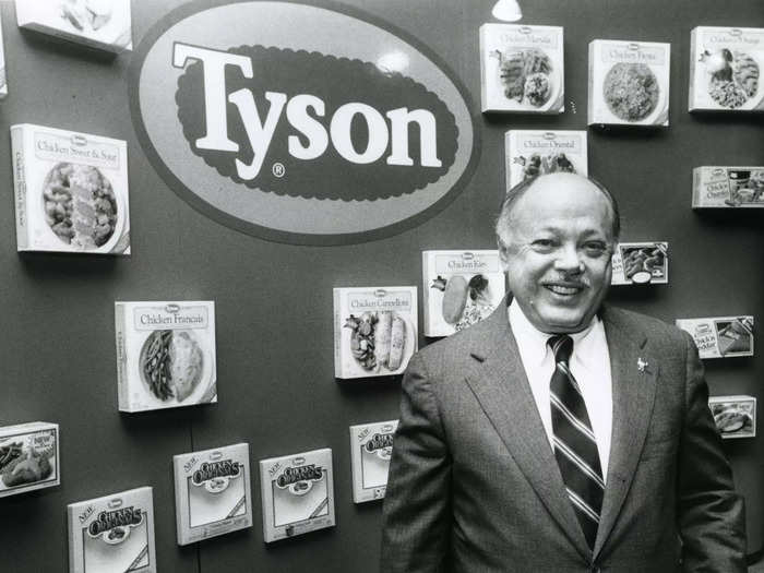 Tyson Foods continued to grow throughout the 