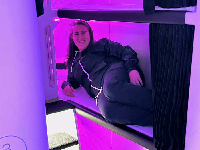 Insider toured a prototype of the Skynest in September and found the product cozy and comfortable. While $600 for four hours is a little steep, it may be worth it for a few hours of shut-eye.