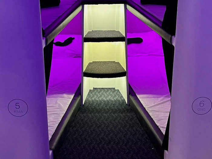 The "sleep zone" will be available to economy passengers starting in September 2024 on long-haul routes between Auckland and New York and Chicago.