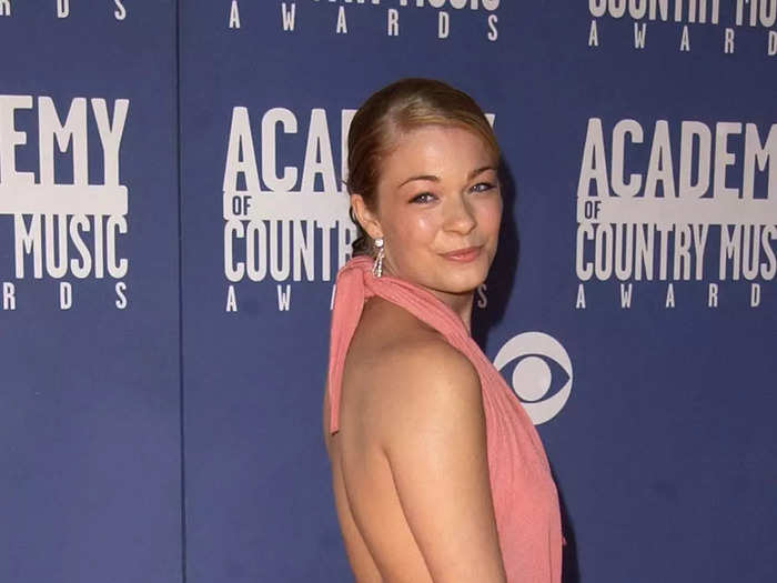 LeAnn Rimes also wore a daring gown that year.