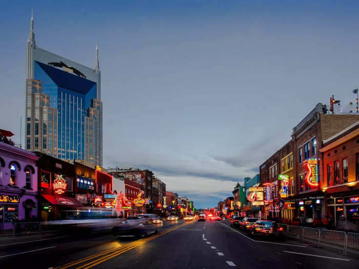 7. Nashville, Tennessee