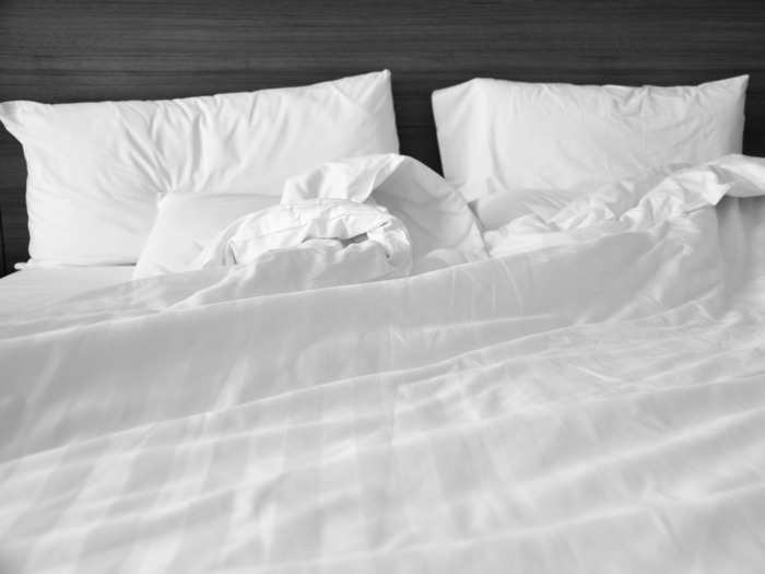 All-white bedding is a tired trend.