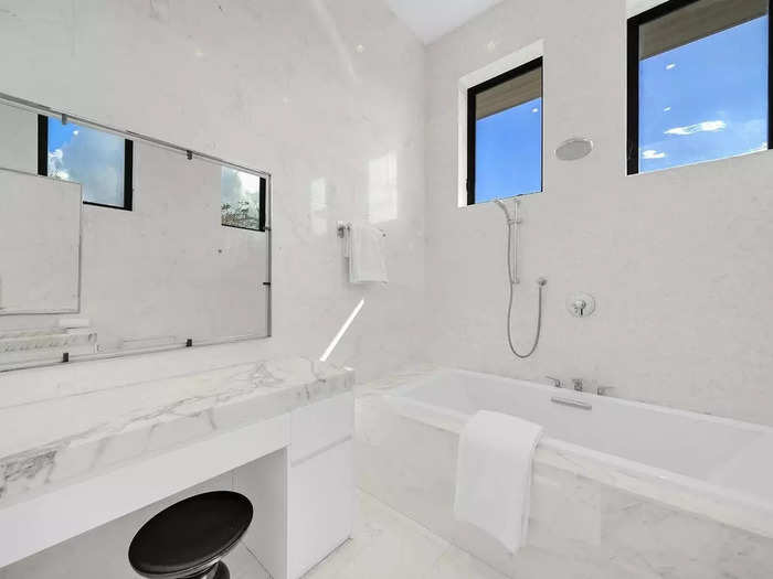 This secondary bathroom would put most primary bathrooms to shame.