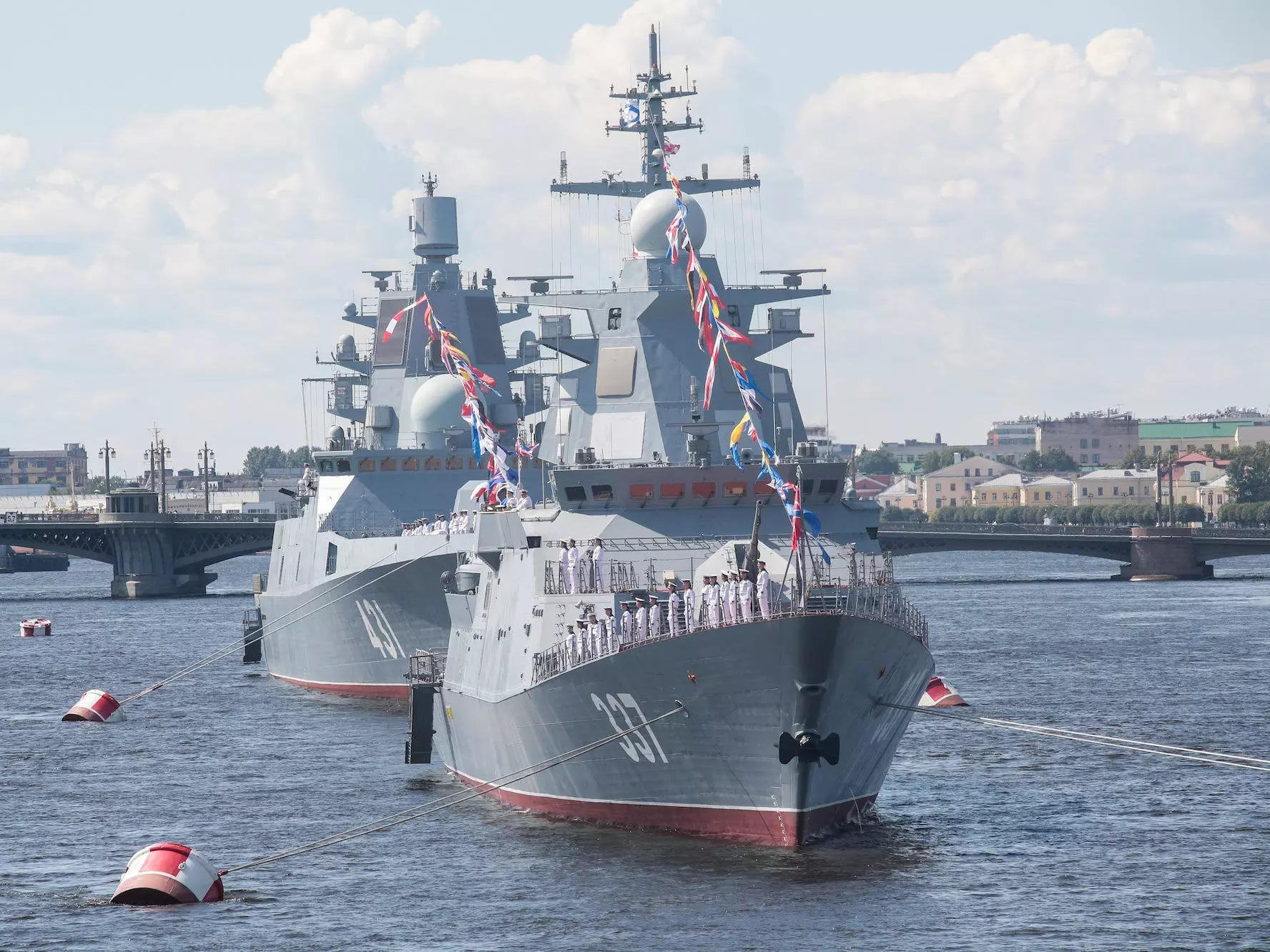 Russia navy frigate corvette St. Petersburg