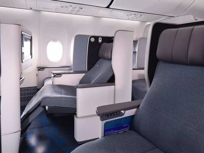 And, it has since upgraded its original 2013 business class with new and improved recliners — similar to what Delta Air Lines is offering as domestic first class on its new A321neos.