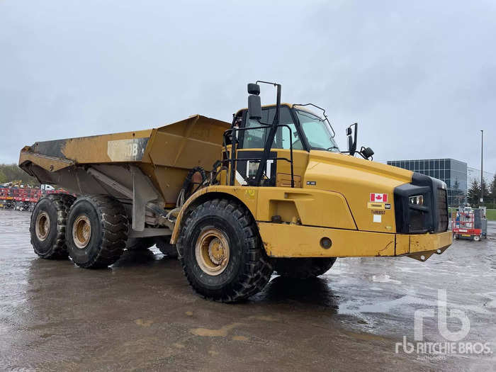 The most expensive dump truck that sold in the auction was this 2012 CAT 740B. It went for $151,430.