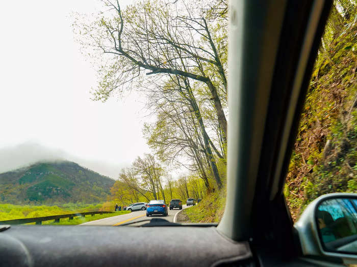 I traveled to the town by taxi. Drivers can take the US-411 from Gatlinburg and turn at the "Elkmont Campground" sign, according to Visit My Smokies, a tourism site run by Sevier County. From there, take a left at the sign that says "Elkmont Nature Trail."