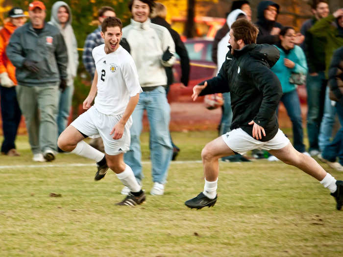 Gershkovich took his passion for soccer to his adult life, playing at Bowdoin and enjoying watching matches with his favorite club, the Arsenals.