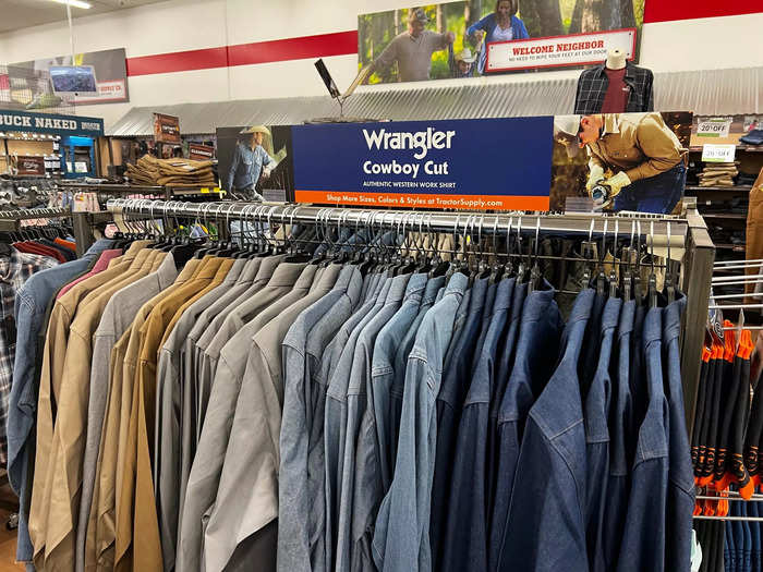 If middle America has a uniform, you can get it at Tractor Supply.