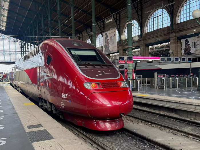 Thalys is a 186-mile-per-hour high-speed rail network in Europe serving the countries of Belgium, Germany, France, and the Netherlands.