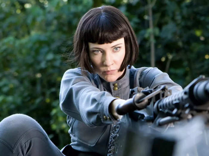 Cate Blanchett took villain duties for "Kingdom of the Crystal Skull" as Irina Spalko.