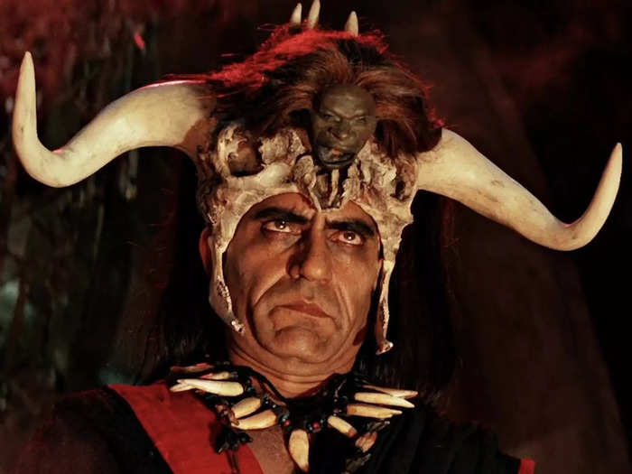 Amrish Puri played cult leader Mola Ram in "Temple of Doom."