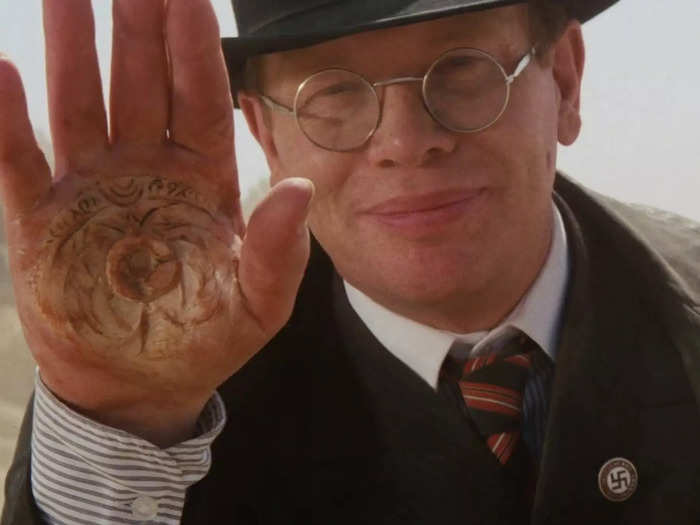 Ronald Lacey as Gestapo agent Arnold Toht in "Raiders of the Lost Ark."