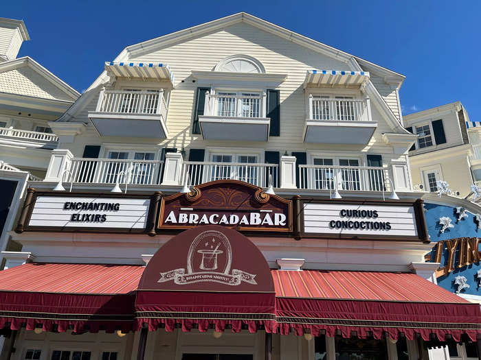 My first stop was AbracadaBar Lounge at Disney