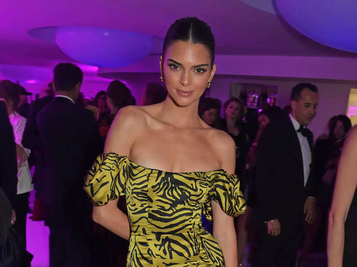 After the 2019 Cannes amfAR gala, Jenner changed into a fun minidress — but it was missing something.