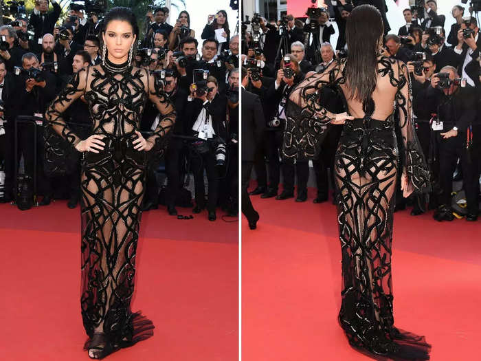 The edgy, see-through gown she wore to the "From the Land of the Moon" premiere was a bit too bold.