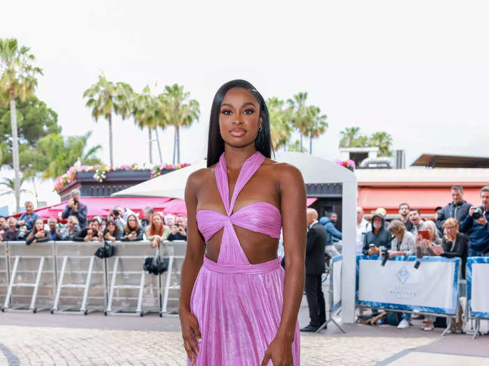 Coco Jones was one of the first stars to arrive at the 2023 Cannes Film Festival in a daring outfit.